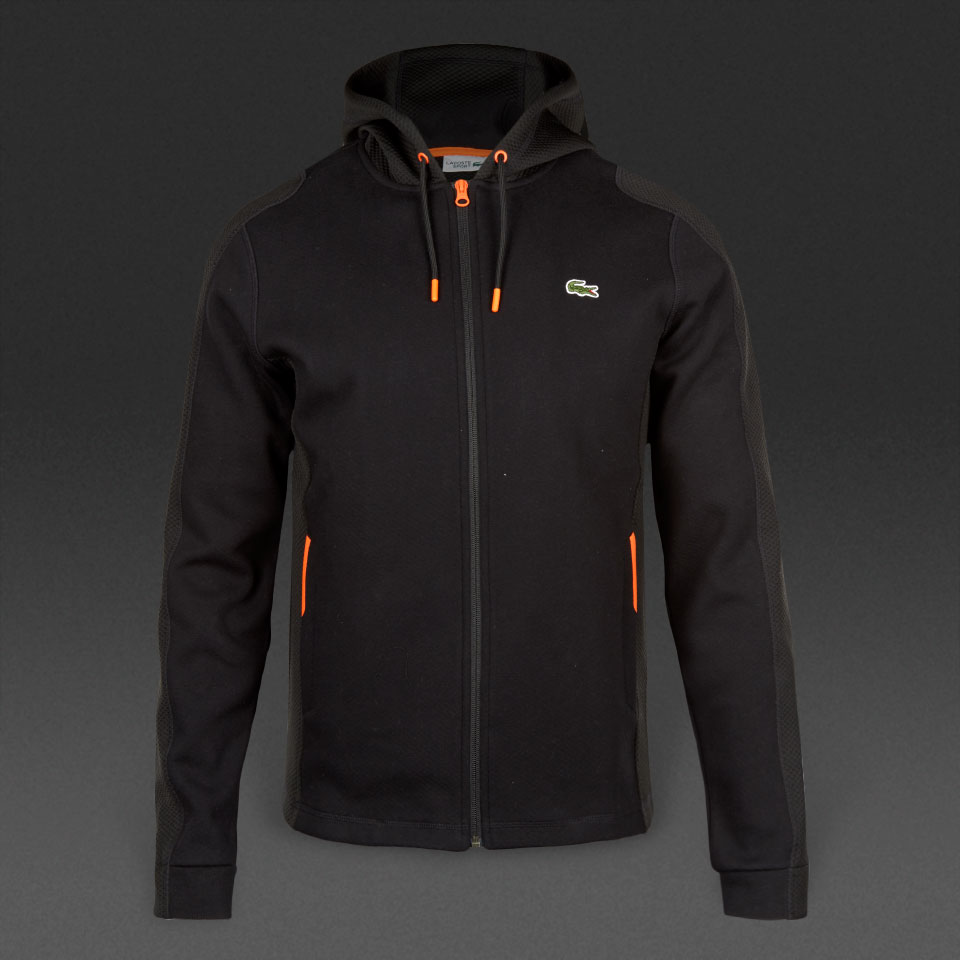 Lacoste SH5785 Tech Hoody Black / Buoy for Men